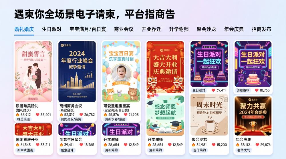 百日宴朋友圈请柬零热度？高颜值版式出圈，亲友主动点赞转发
